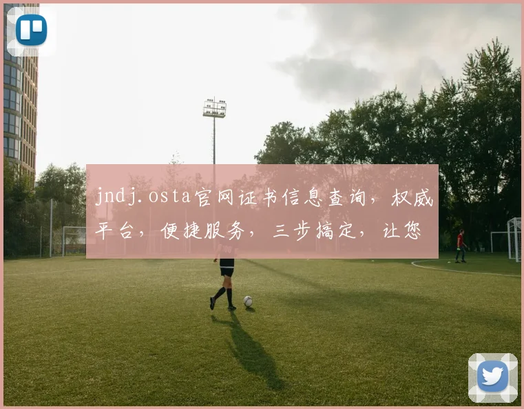 jndj.osta官网证书信息查询，权威平台，便捷服务，三步搞定，让您轻松查询